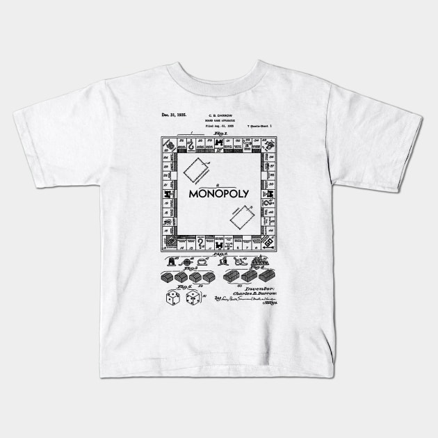 Monopoly Patent Kids T-Shirt by Woah_Jonny